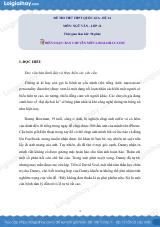 Đề số 14 - Đề thi thử THPT Quốc gia môn Ngữ văn